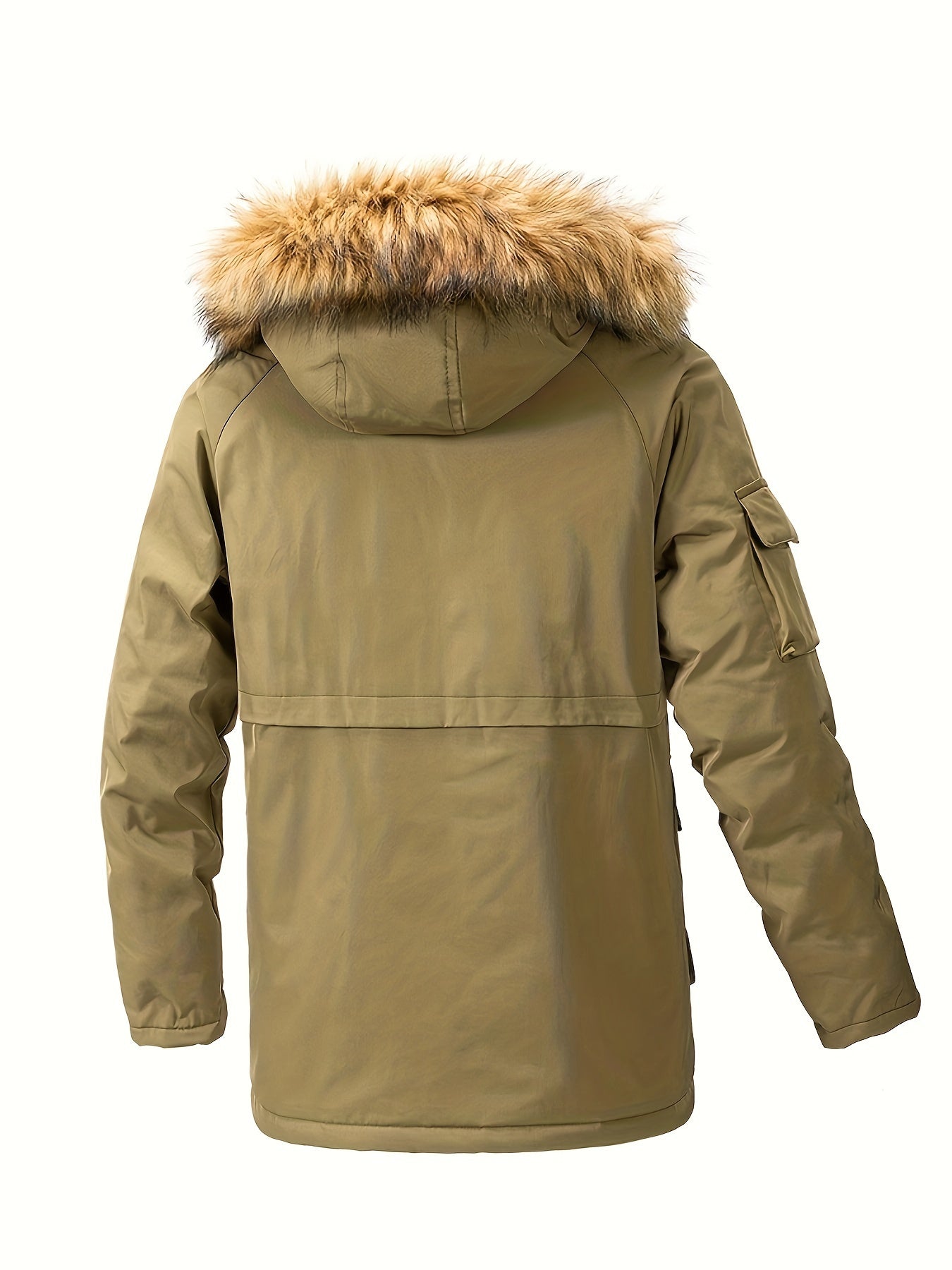 Cotton winter coat with hood