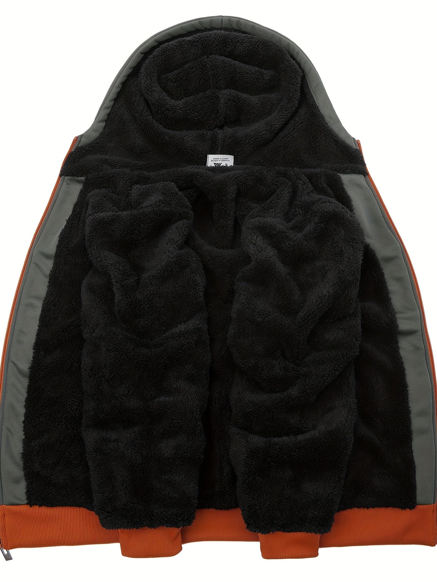 Men's fur hoodie