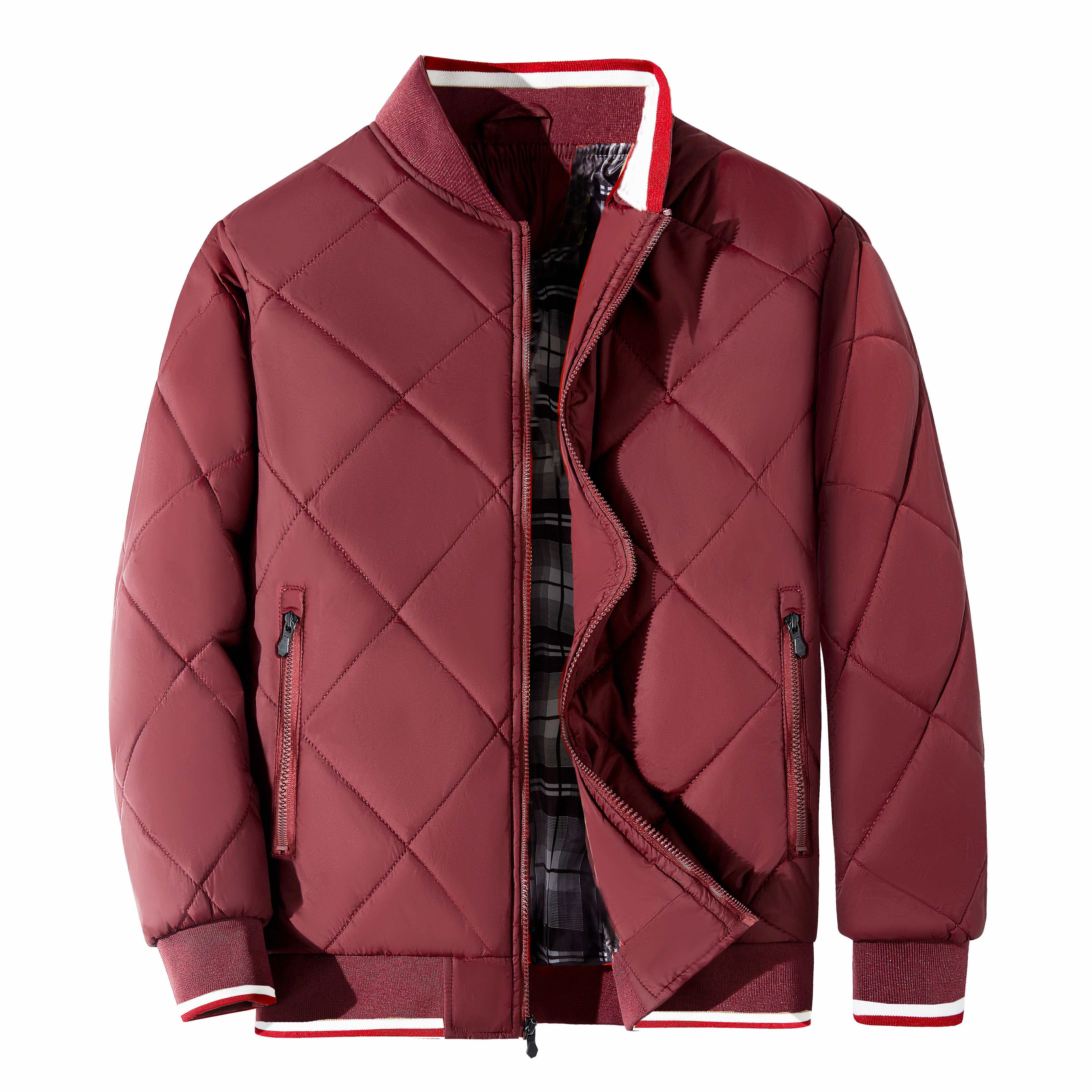 Padded cotton jacket for men