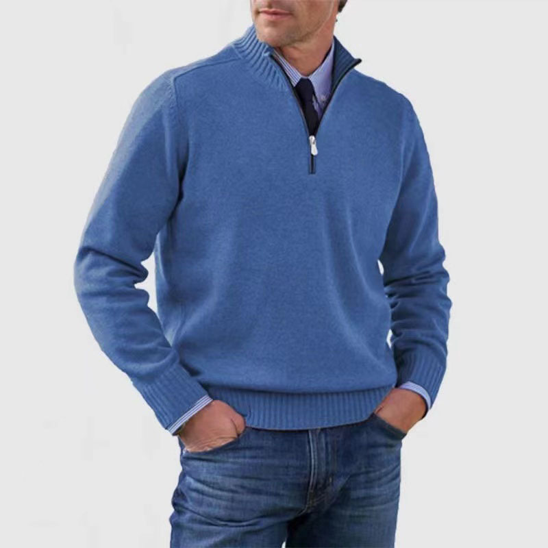 Half-zip sweater for men