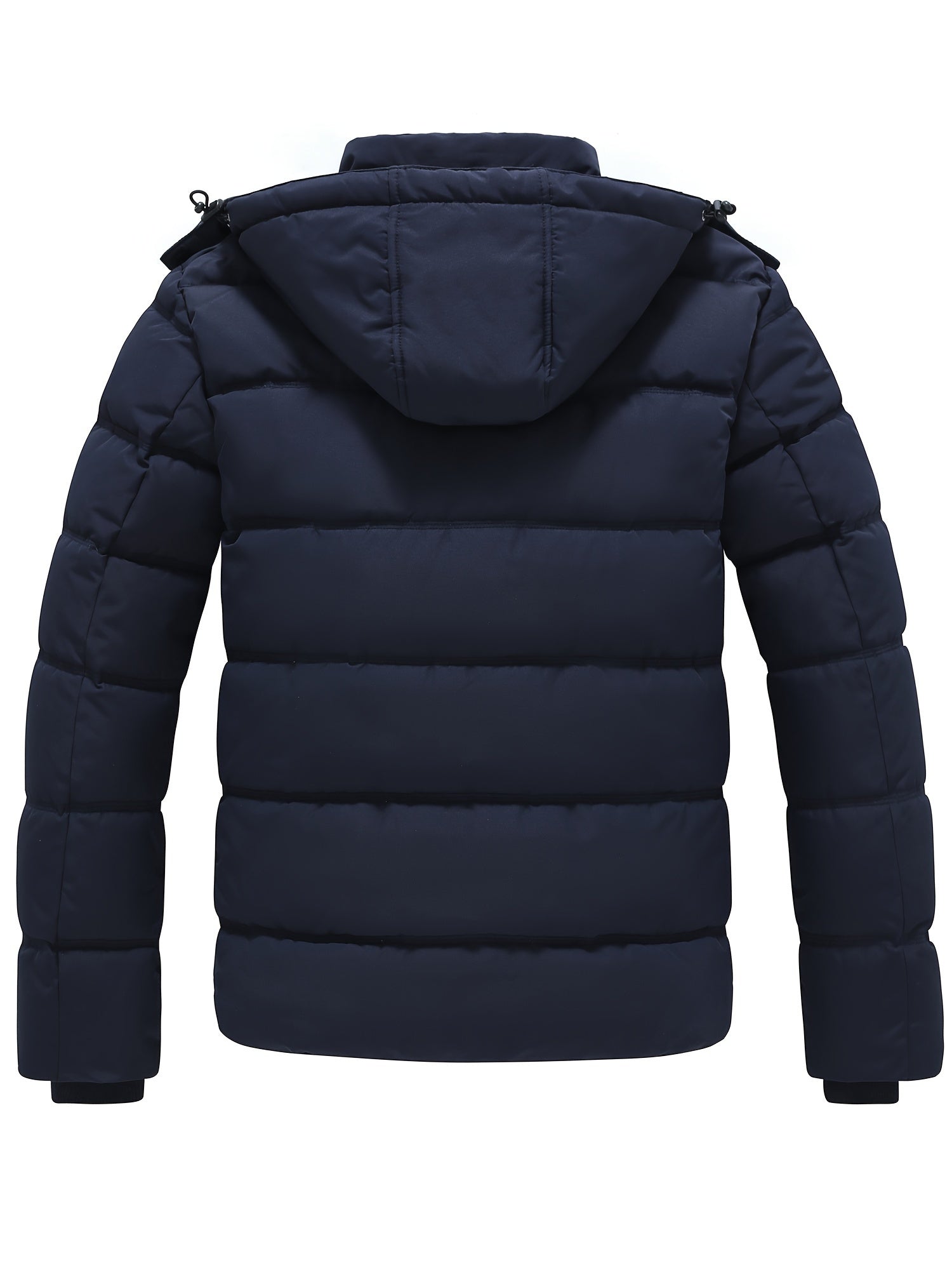 Men's padded hooded jacket