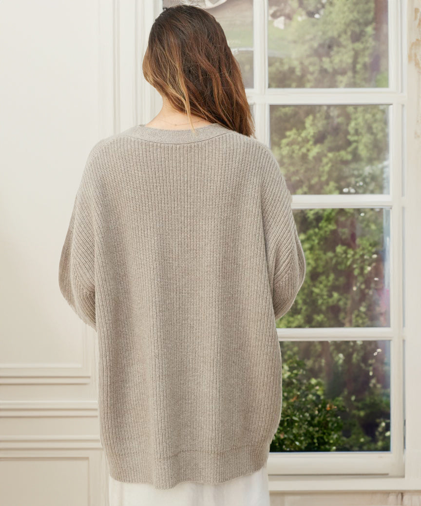 Cashmere cocoon vest