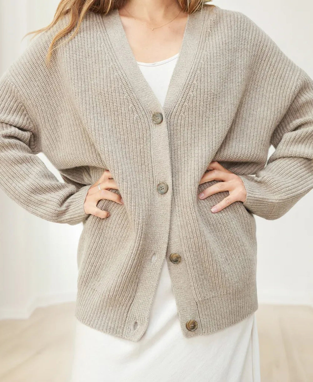 Cashmere cocoon vest