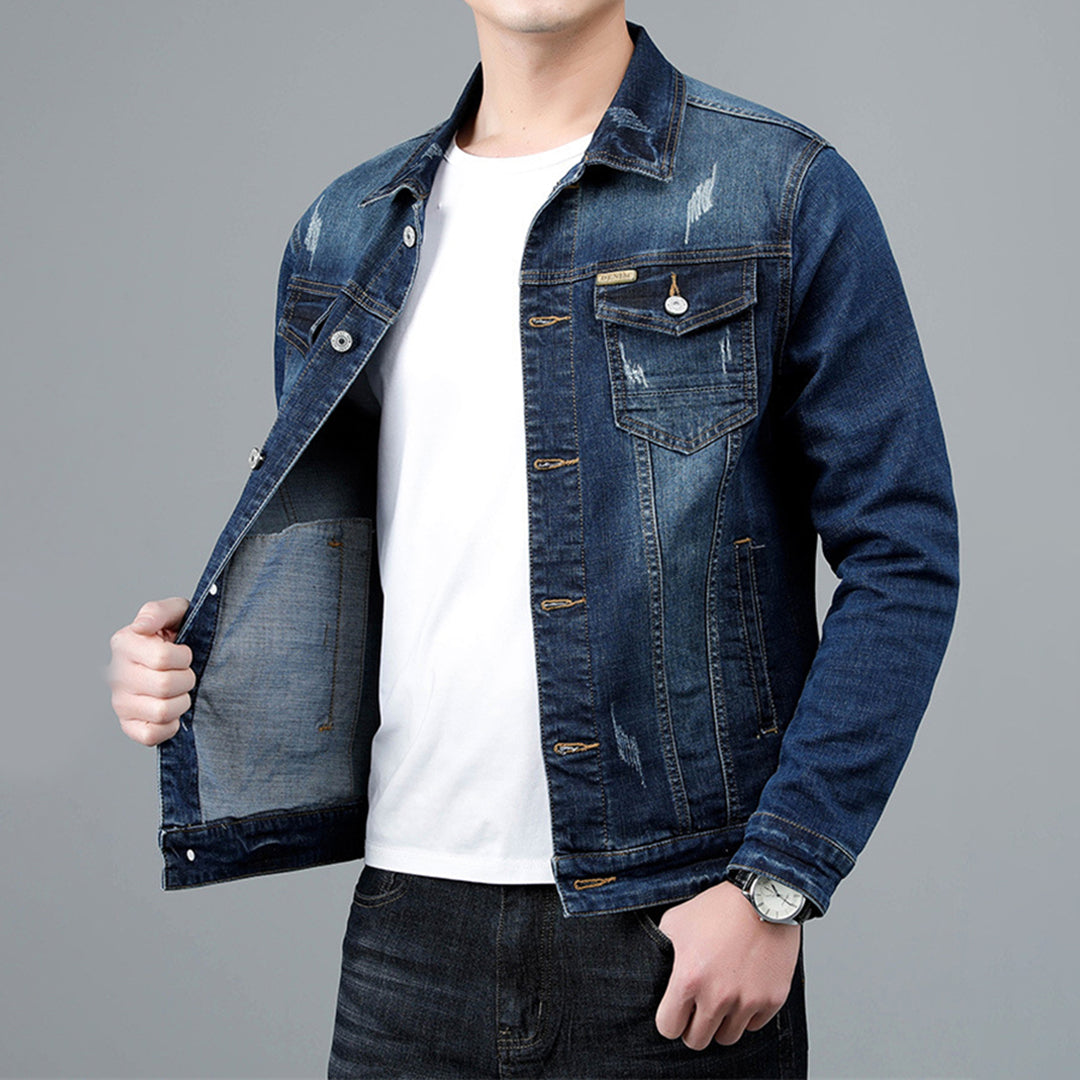 Casual denim jacket for men