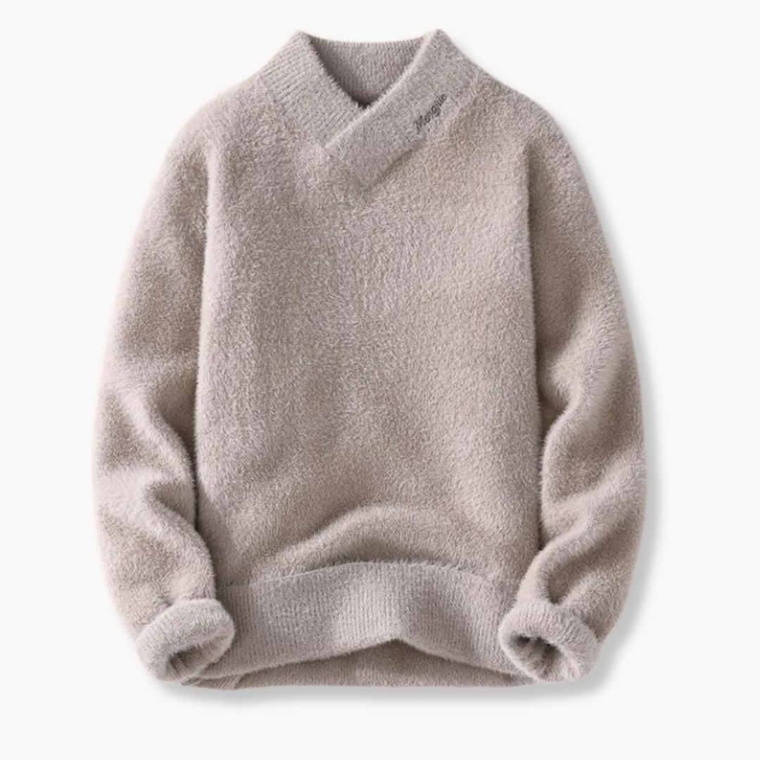 Teddy fleece sweater for men