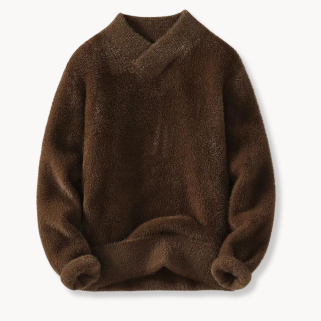 Teddy fleece sweater for men