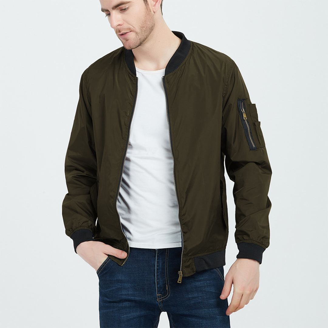 Stylish casual bomber jacket