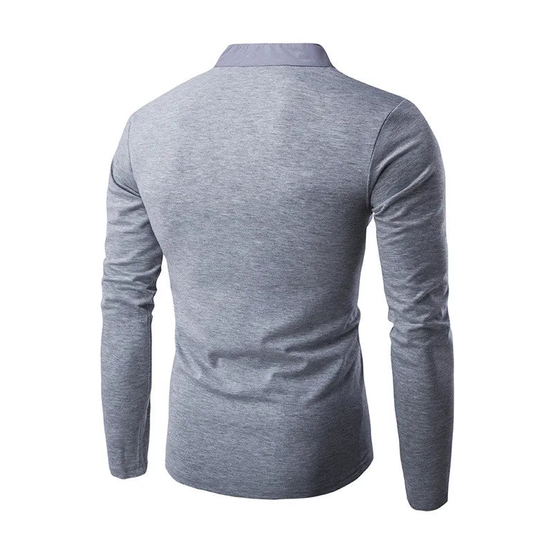 Long sleeve T-shirt with buttons