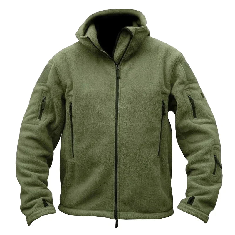 Klaus tactical fleece jacket with hood