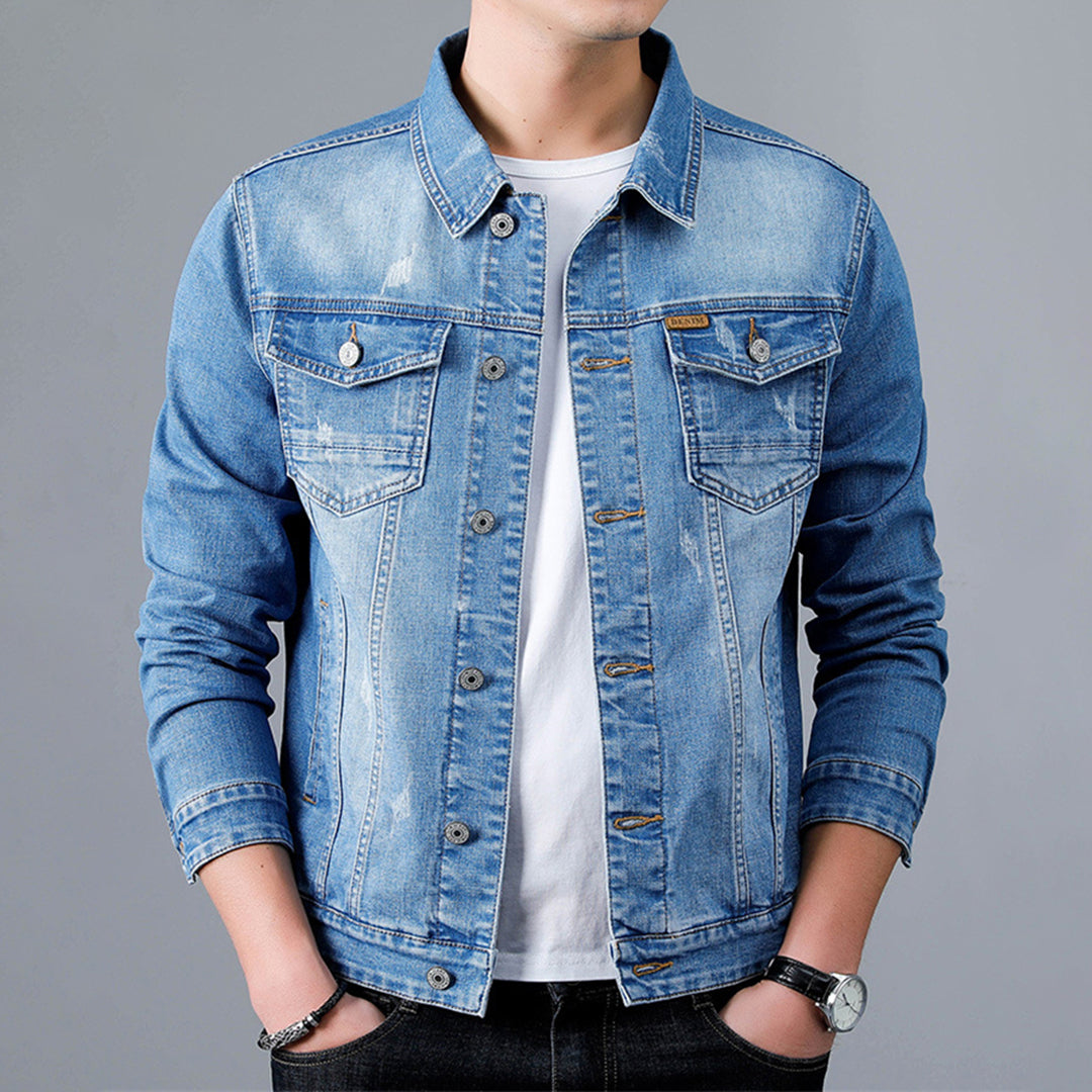 Casual denim jacket for men