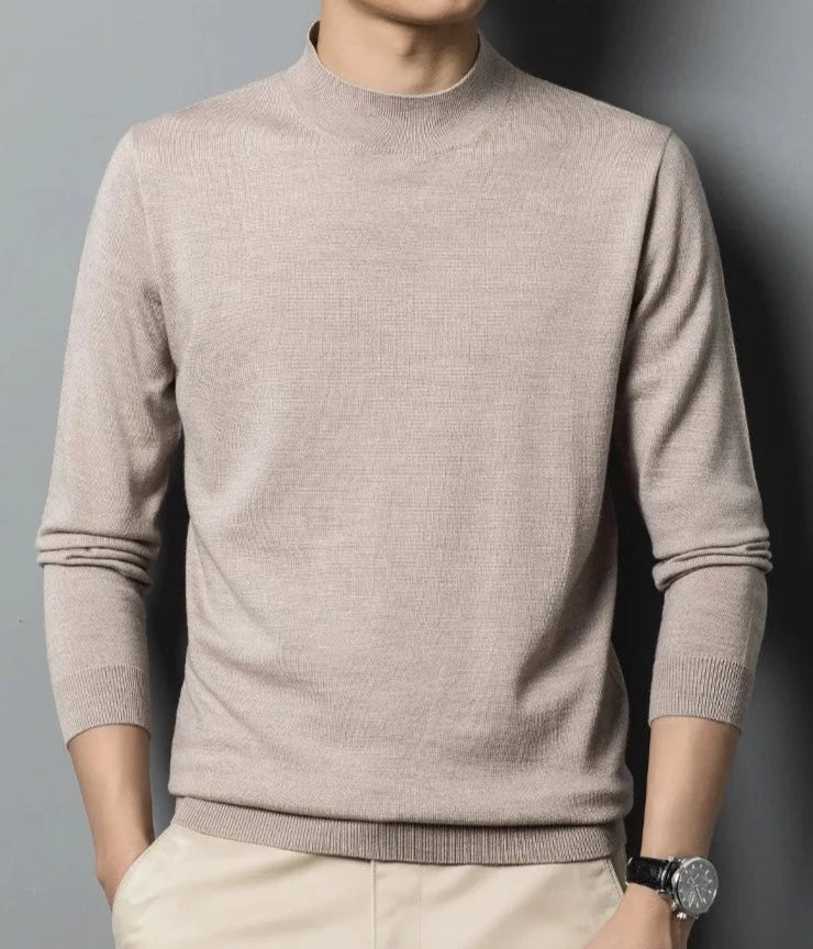 Long sleeve crew neck sweater for men