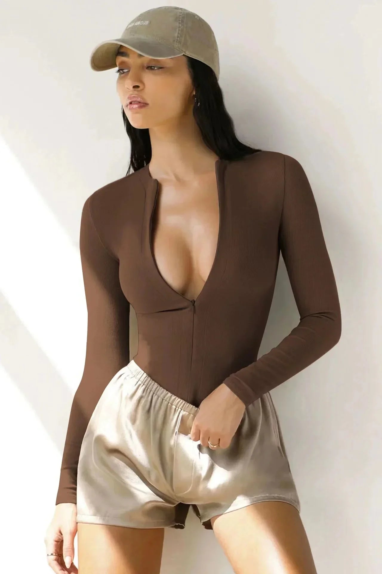 Full body suit with long sleeves