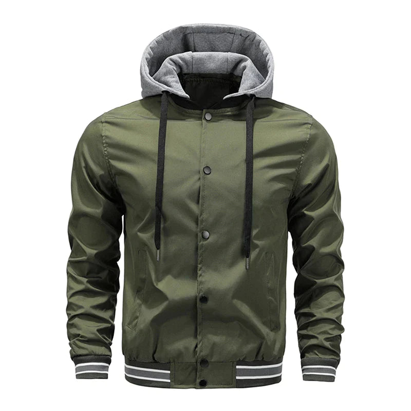 Breathable jacket with hood