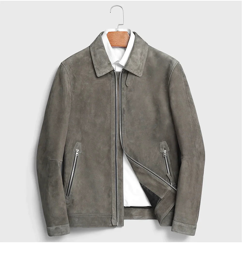 Light luxury leather jacket