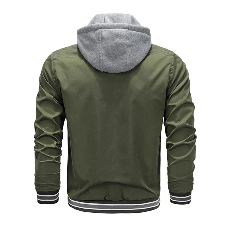 Breathable jacket with hood