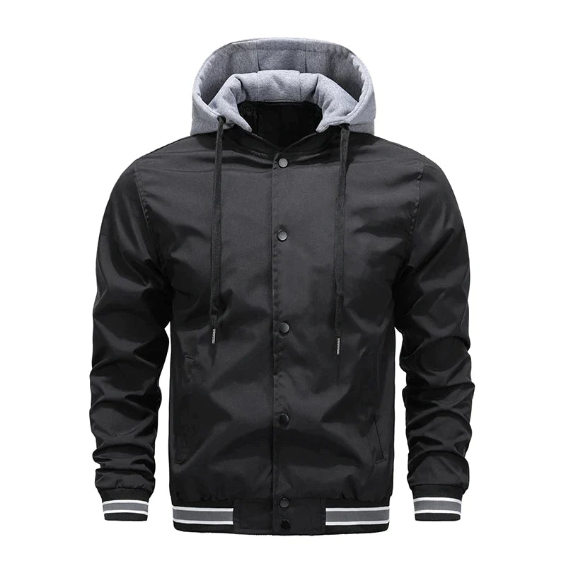 Breathable jacket with hood