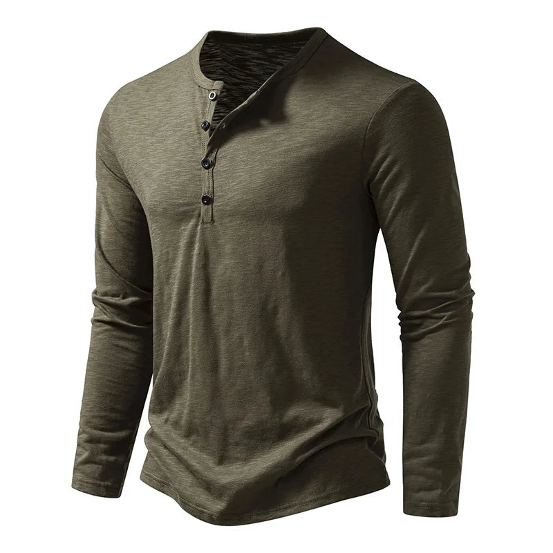 Casual shirt with long sleeves and buttons