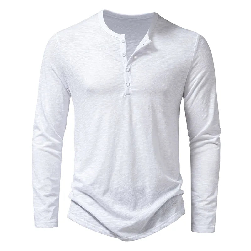 Casual shirt with long sleeves and buttons