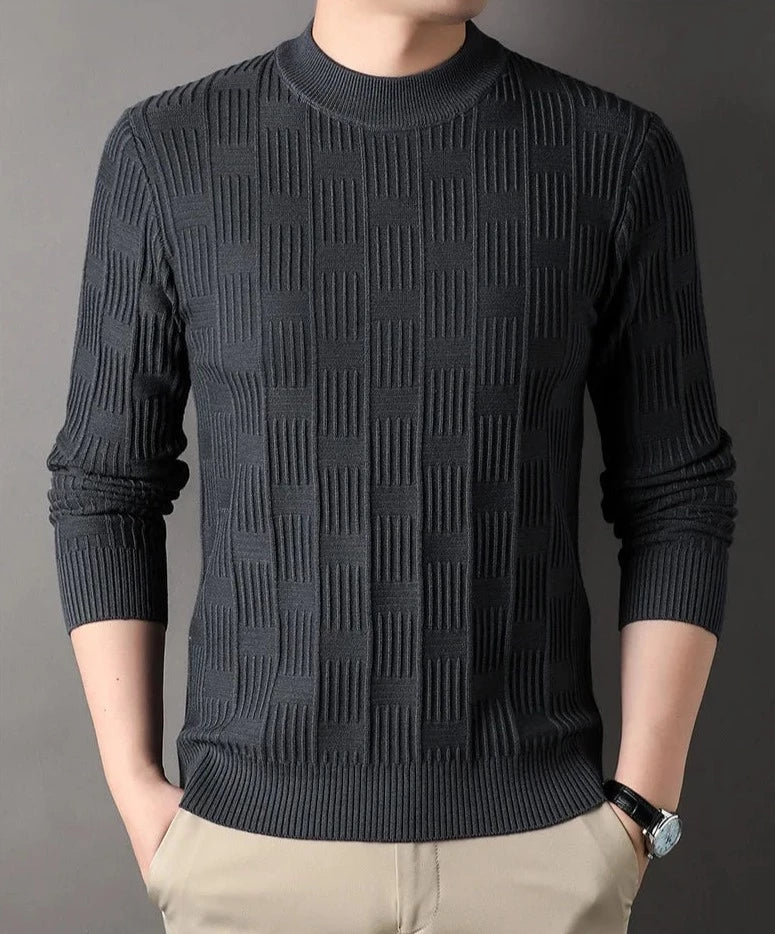 Casual jacquard sweater