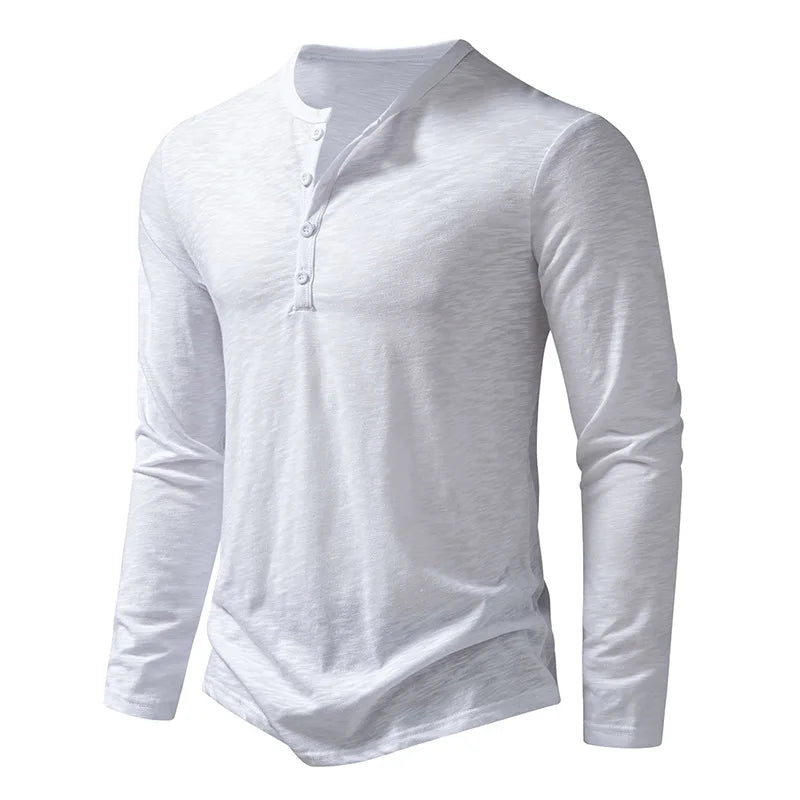 Casual shirt with long sleeves and buttons