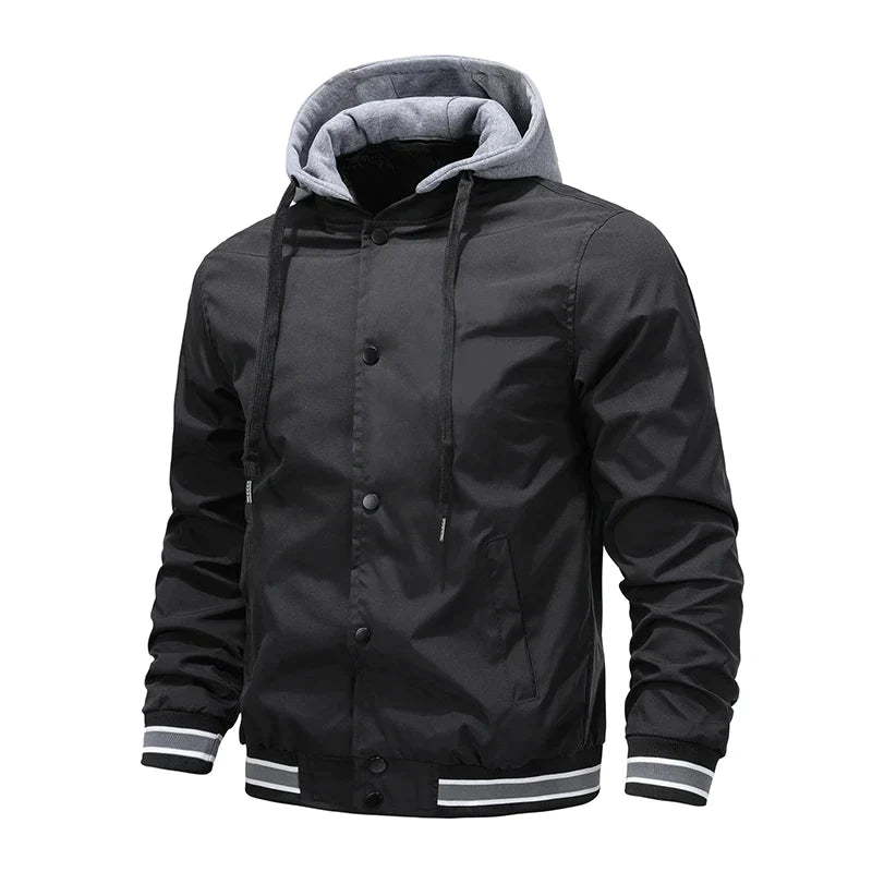 Breathable jacket with hood