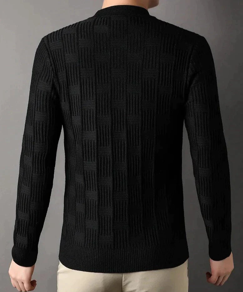 Casual jacquard sweater