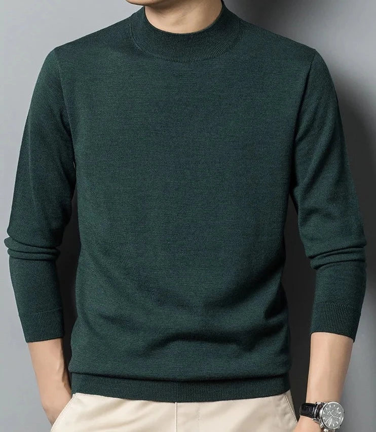 Long sleeve crew neck sweater for men