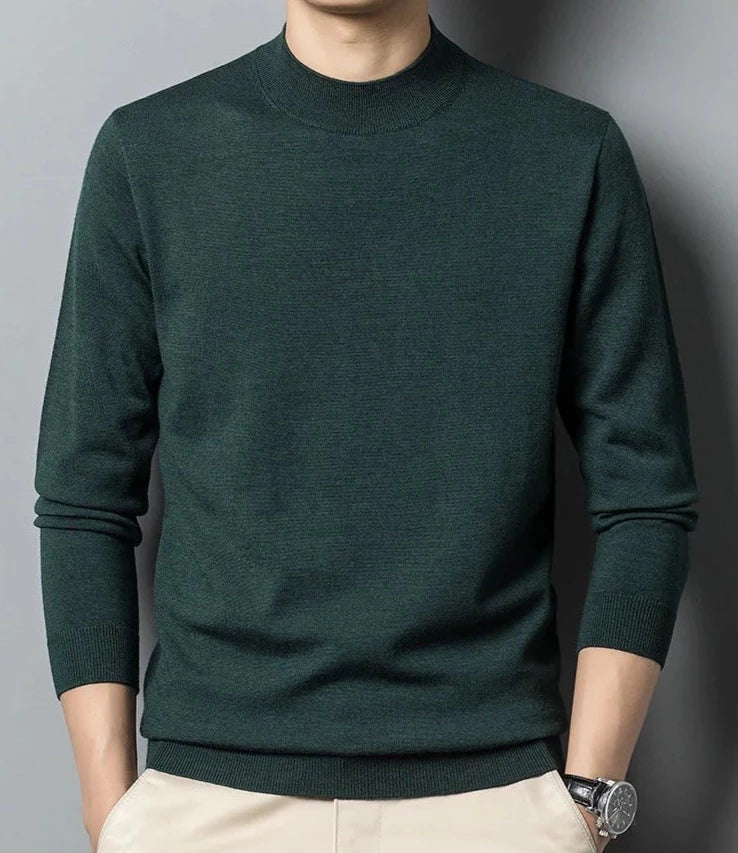 Long sleeve crew neck sweater for men