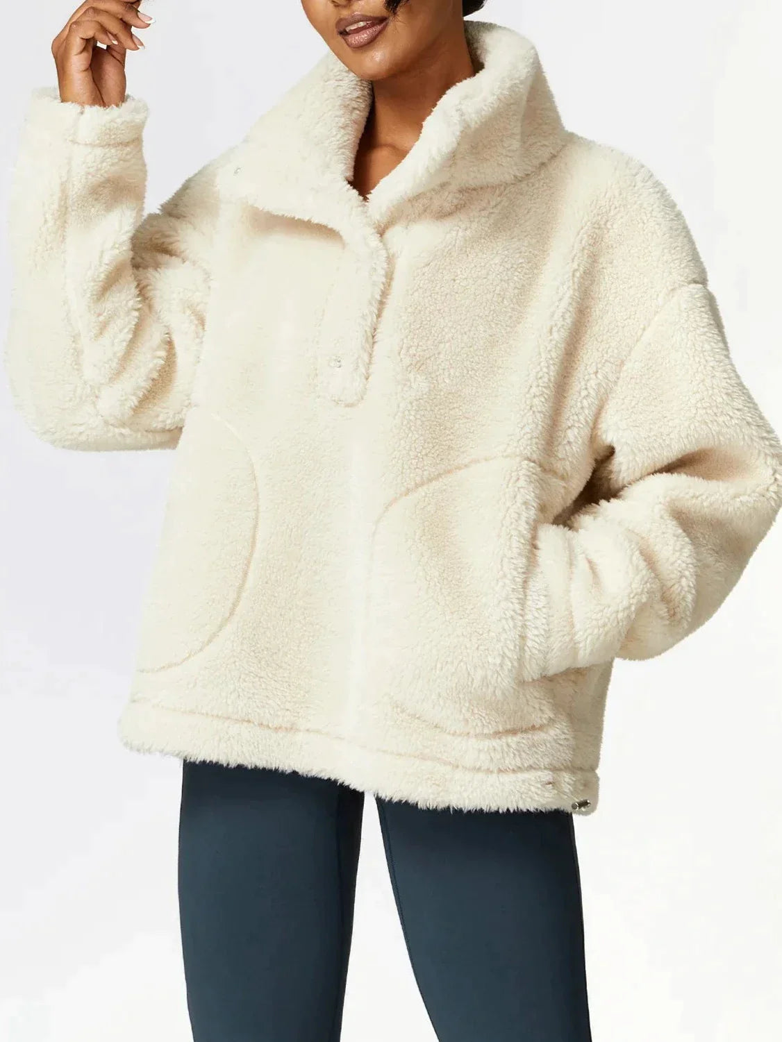 Soft fleece sweatshirt