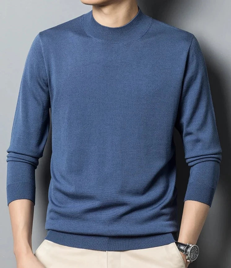 Long sleeve crew neck sweater for men