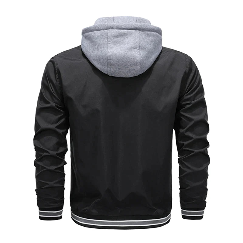 Breathable jacket with hood