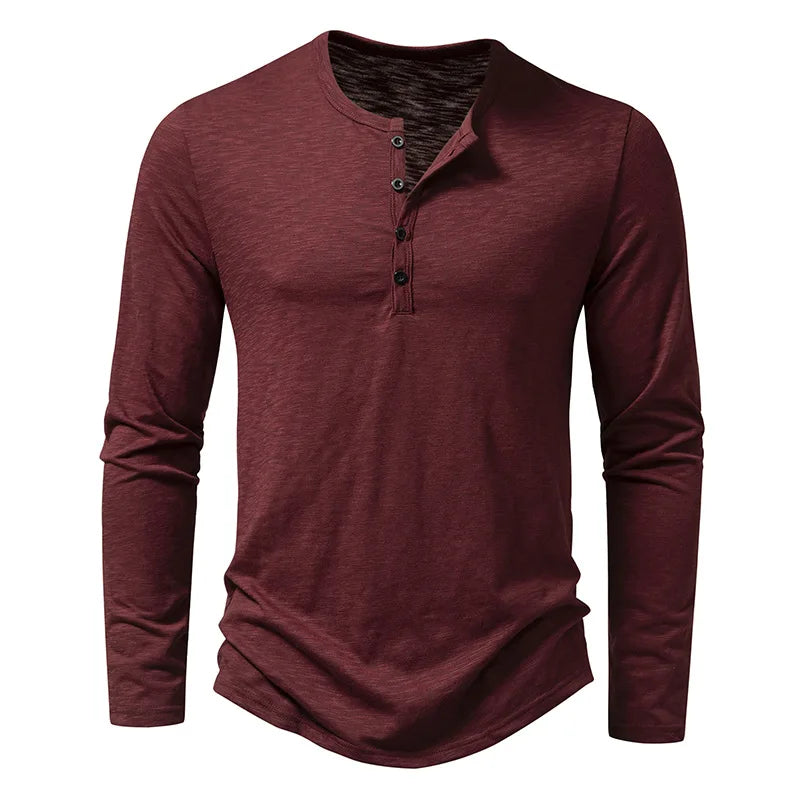 Casual shirt with long sleeves and buttons