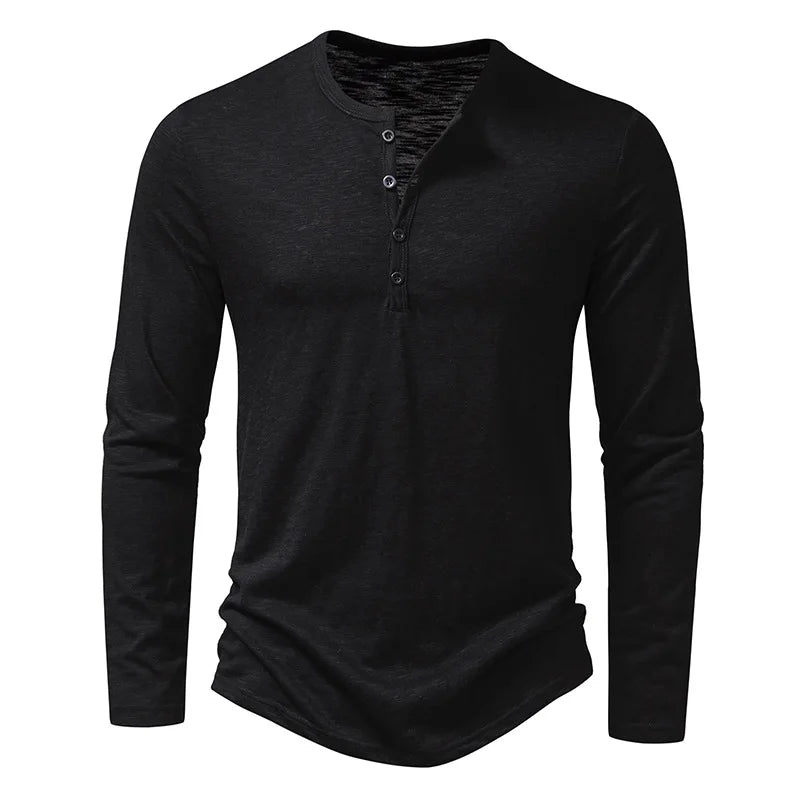 Casual shirt with long sleeves and buttons