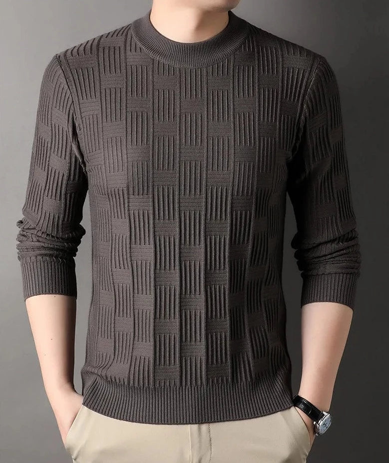 Casual jacquard sweater