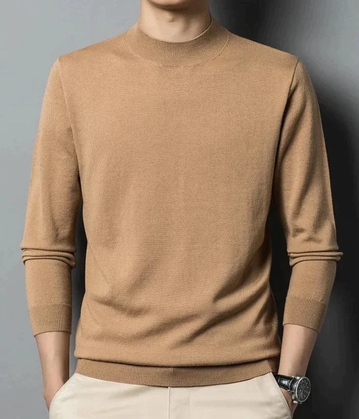 Long sleeve crew neck sweater for men