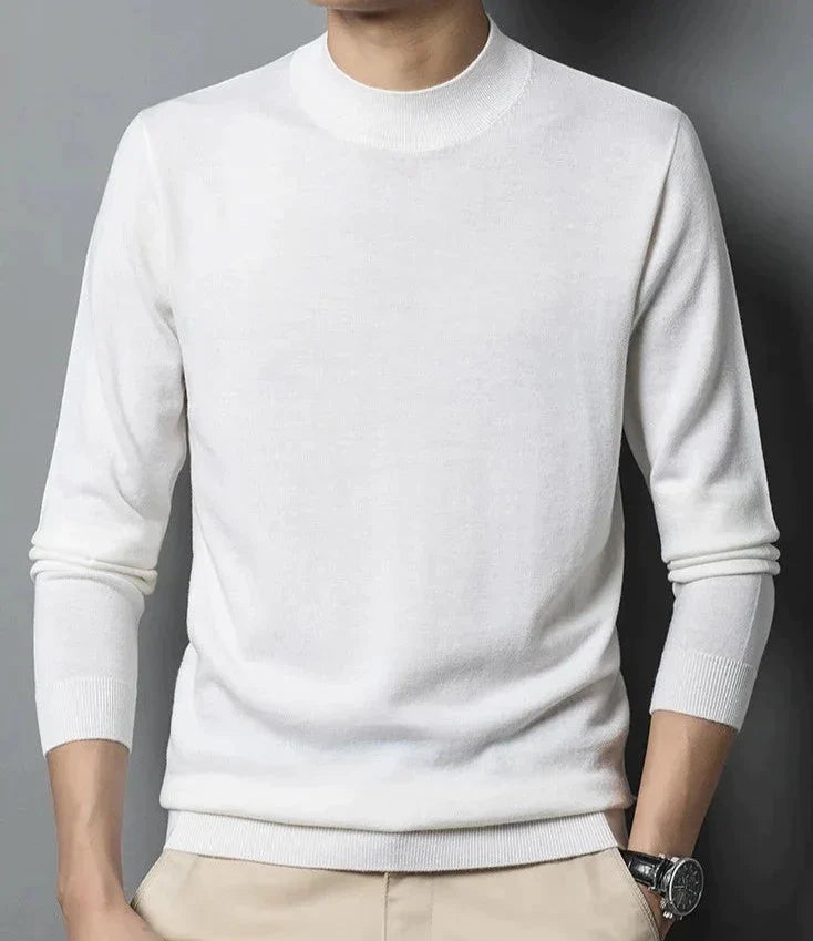 Long sleeve crew neck sweater for men