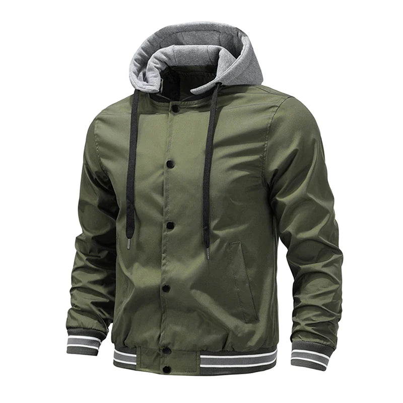 Breathable jacket with hood