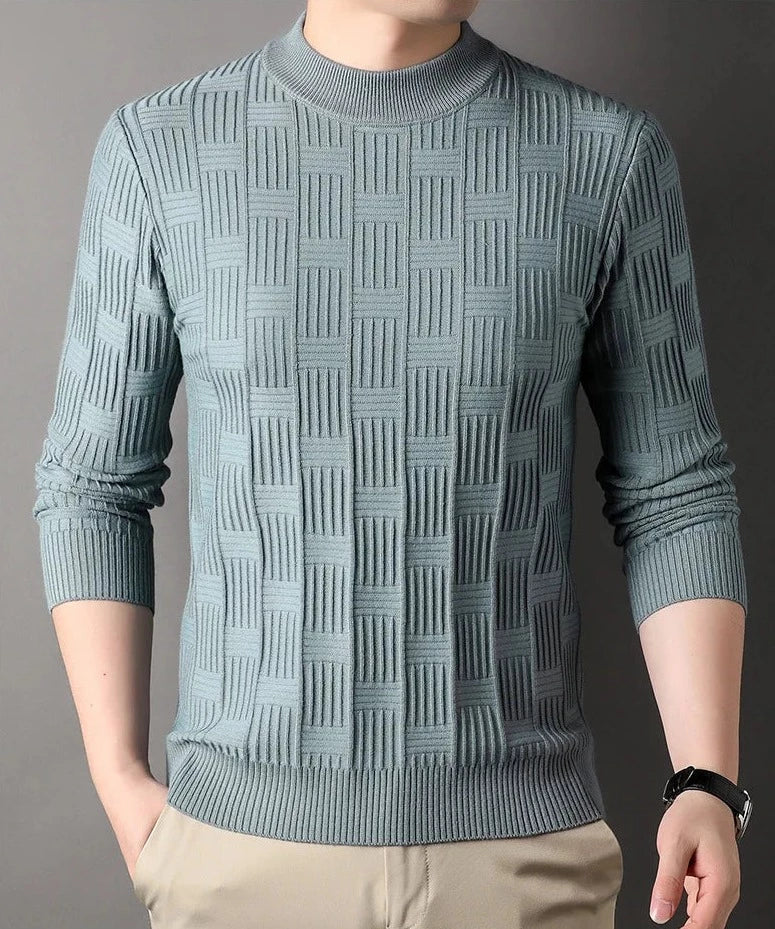 Casual jacquard sweater