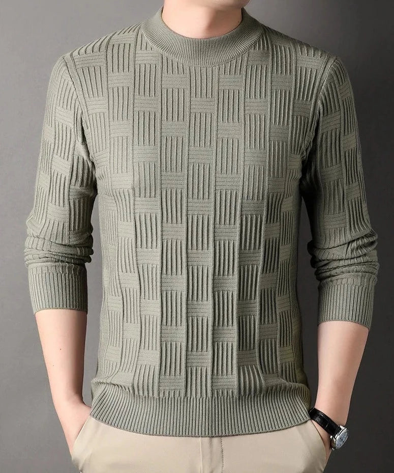 Casual jacquard sweater