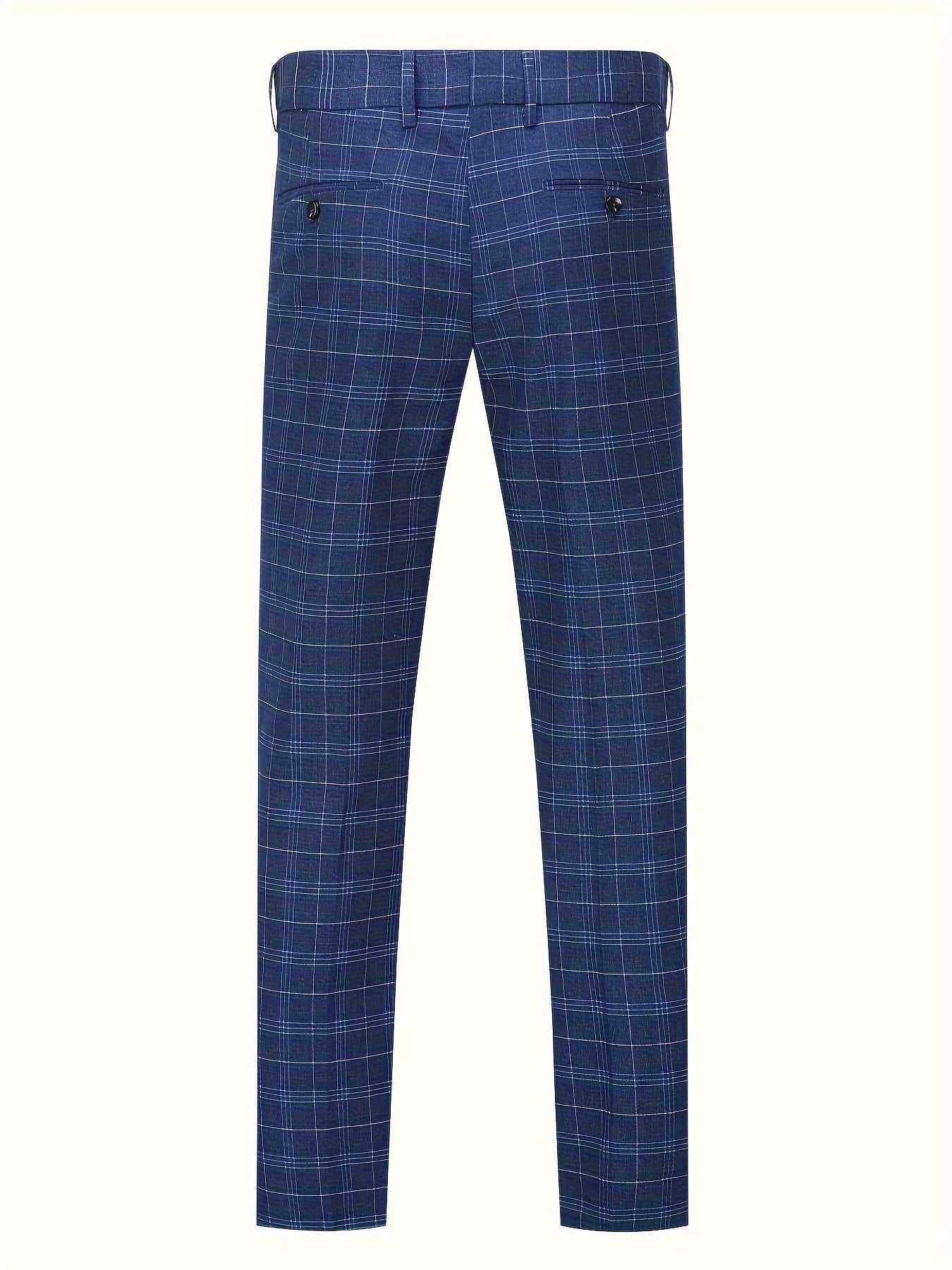 Set of retro checked jackets and trousers