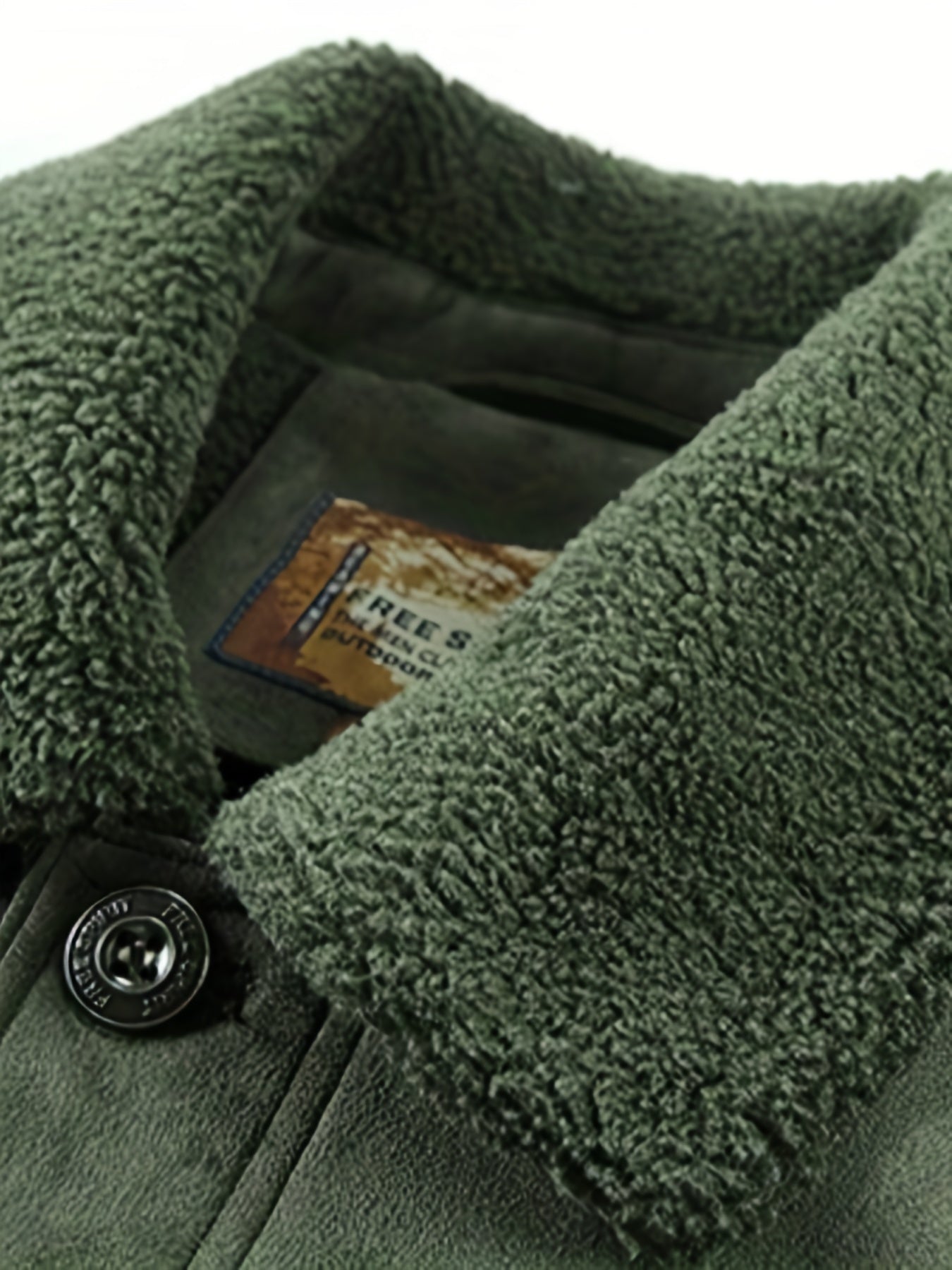 Green fleece jacket