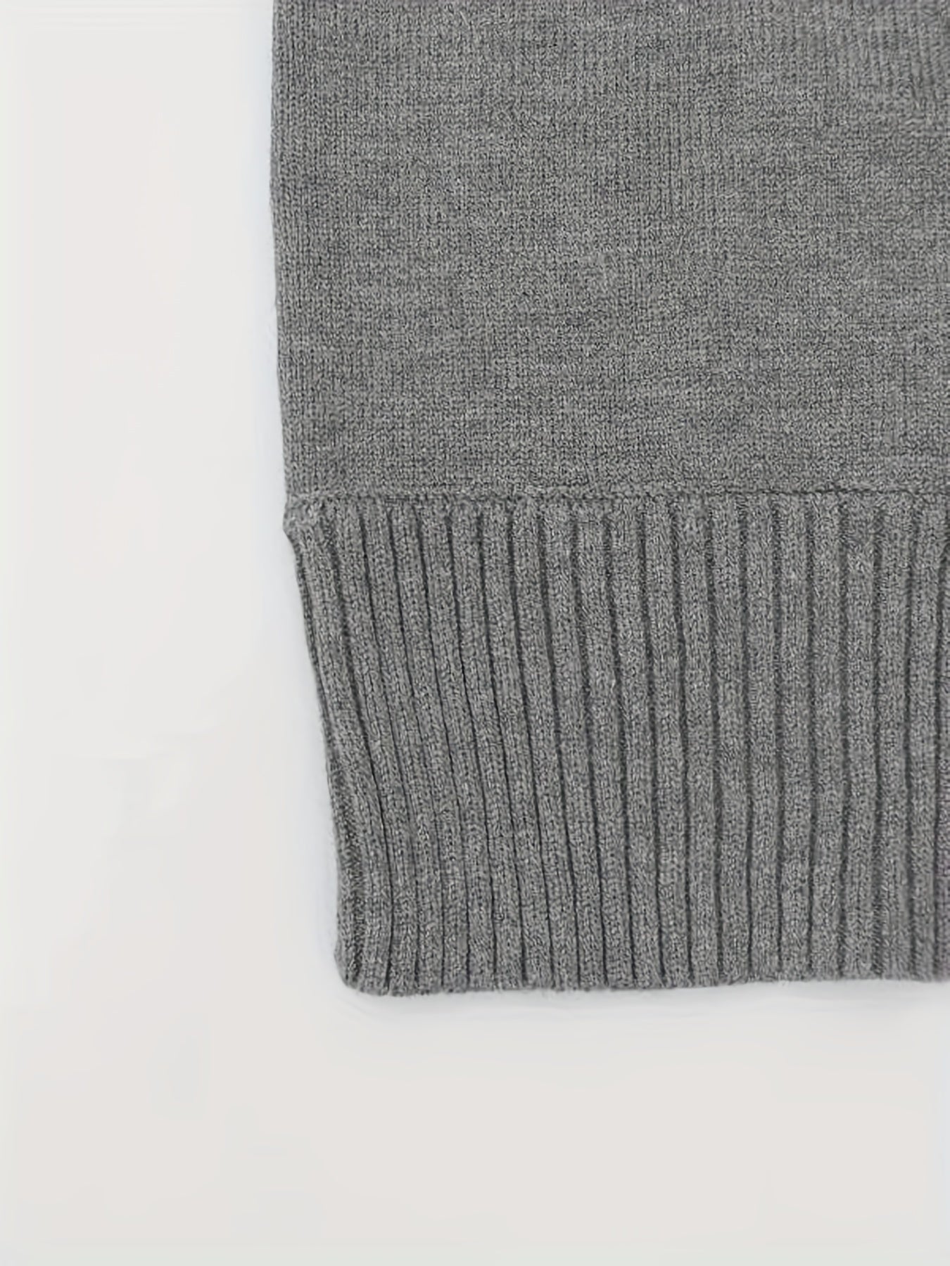 Versatile rib knit sweater for women