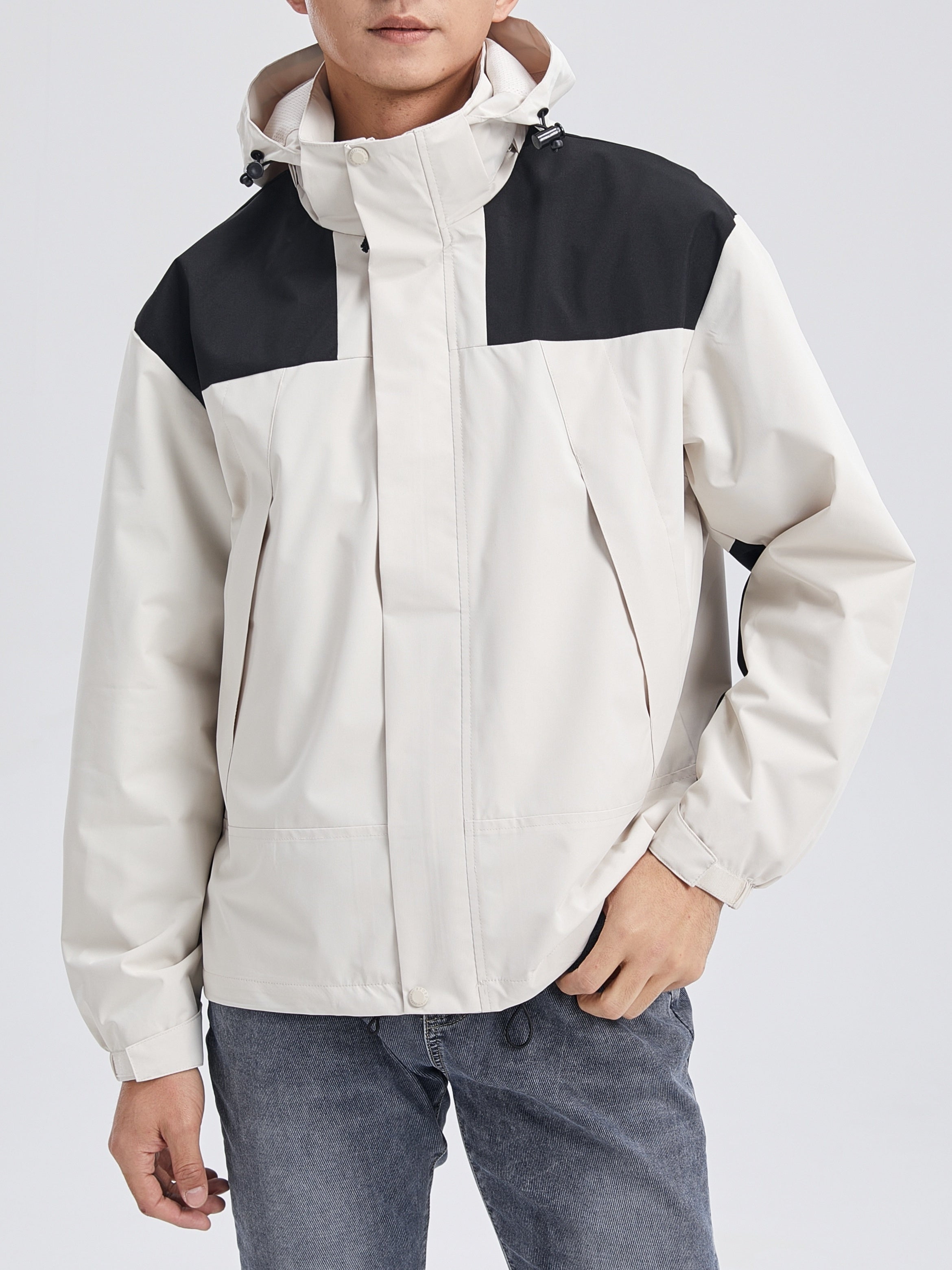 Windbreaker with removable lining