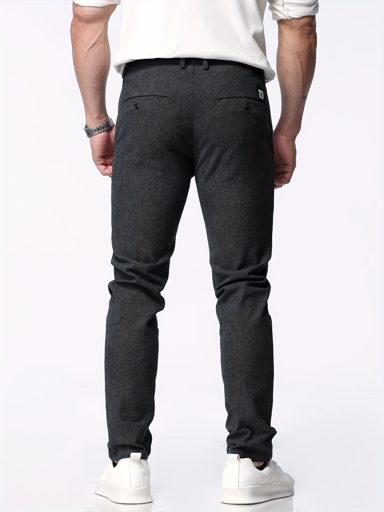 Casual straight trousers for men