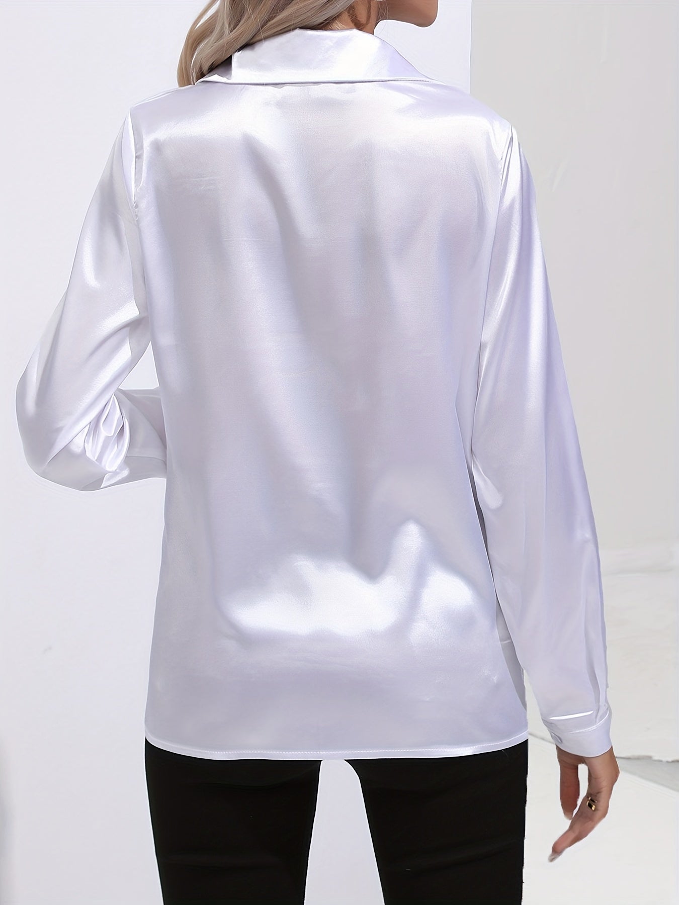 Elegant satin blouse