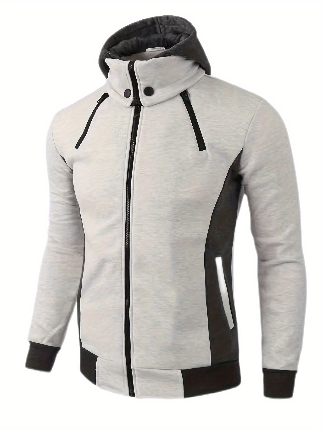 Sporty jacket with hood