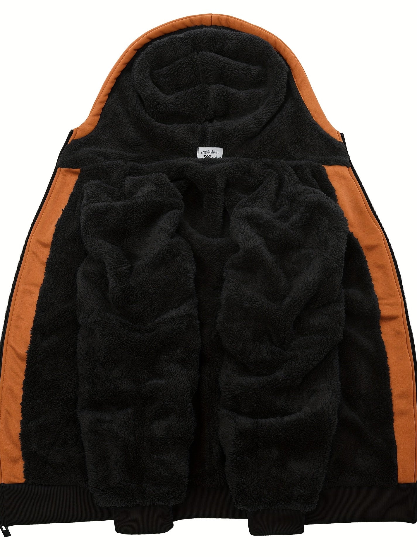 Men's fur hoodie