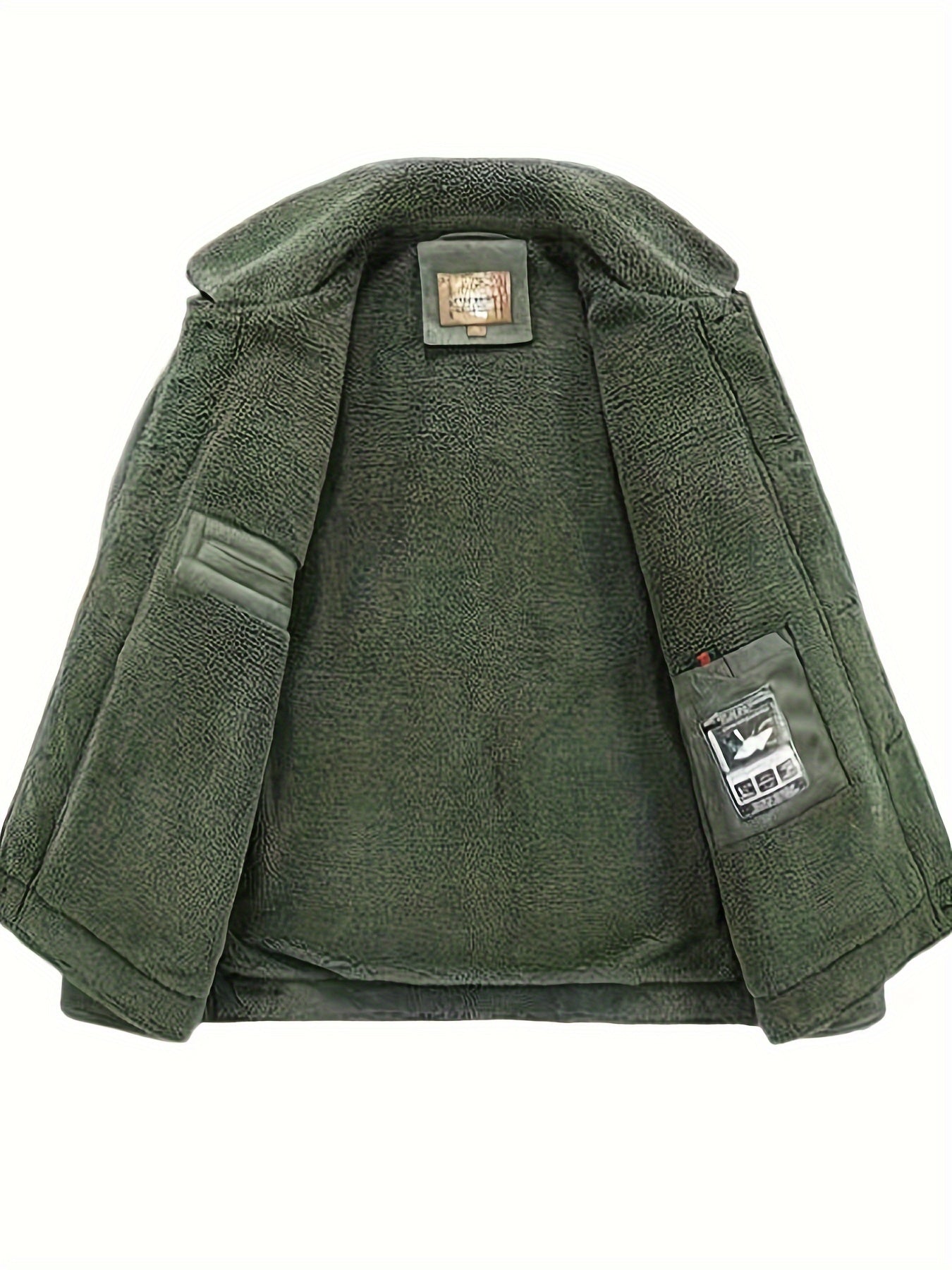 Green fleece jacket