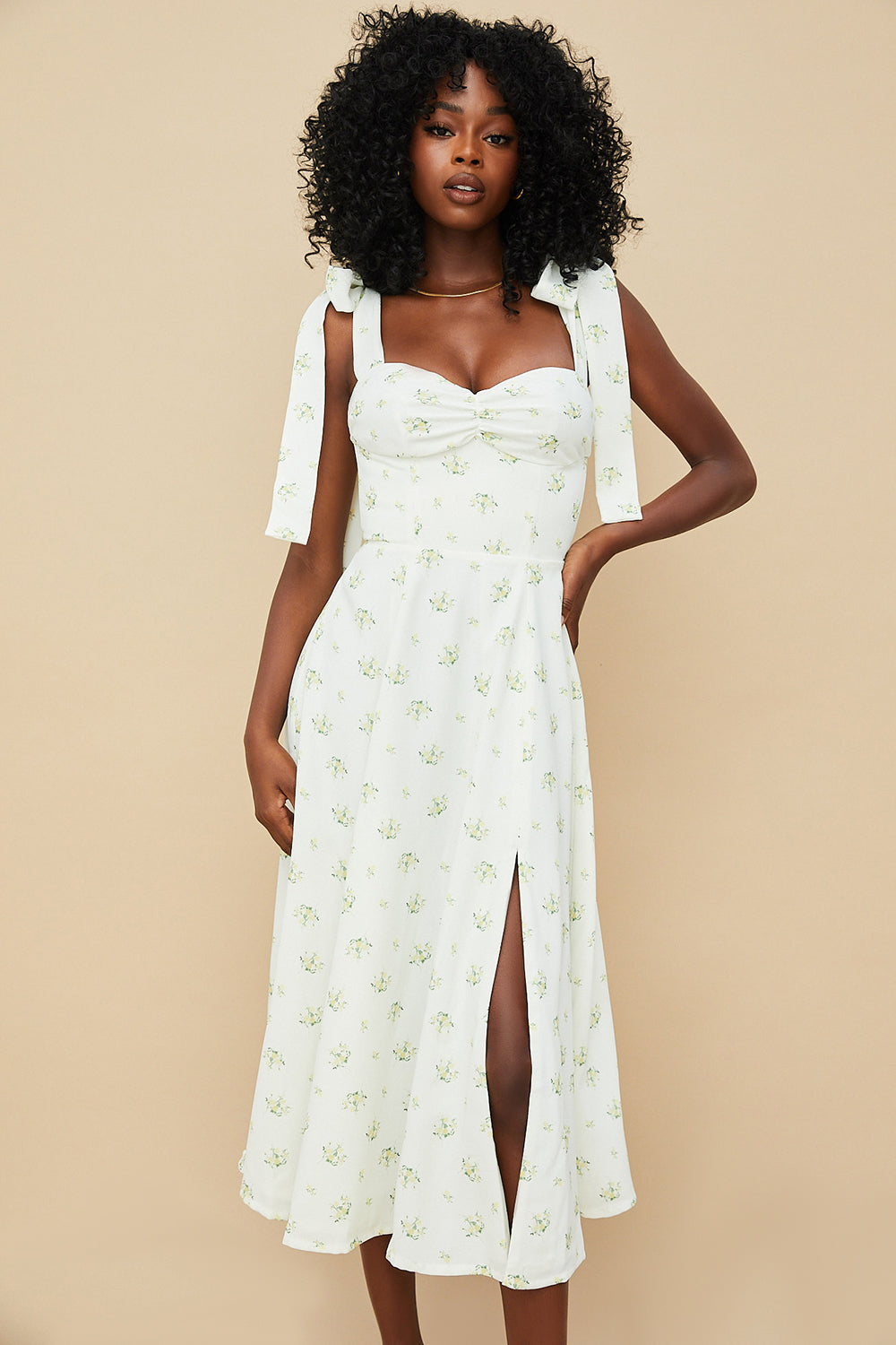 Floral midi sundress