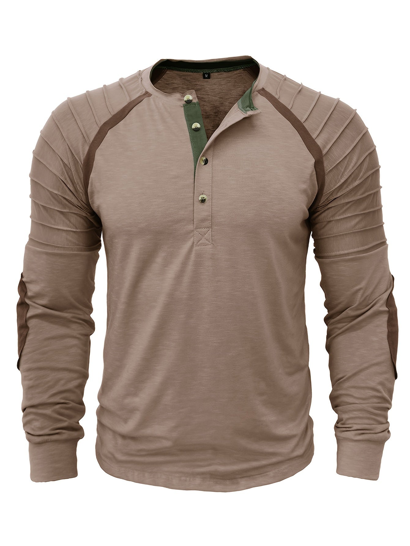 Vintage long sleeve henley shirt